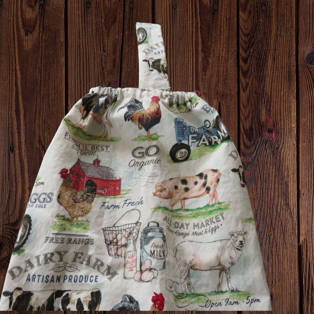 Plastic Bag Holder Farm Shopping Bag Dispenser
